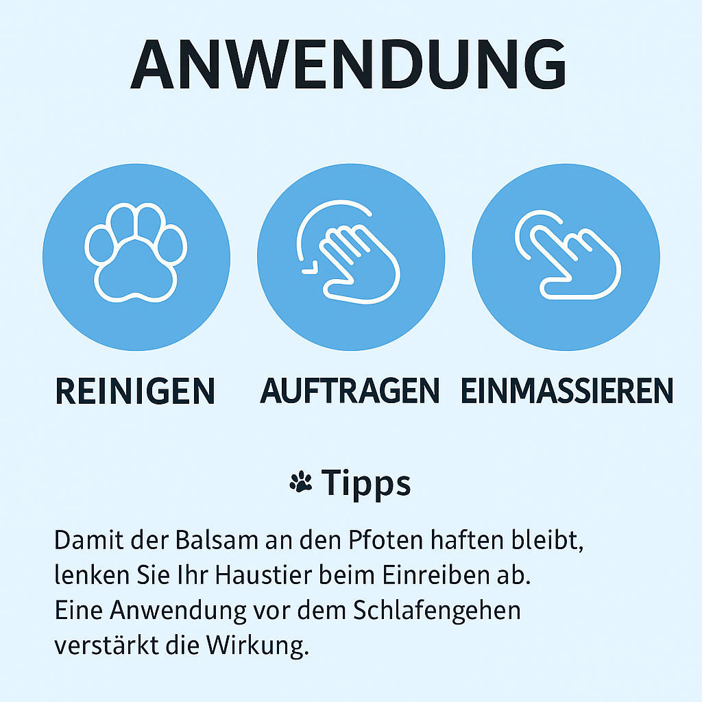 Pfotenbalsam 50 g, Hundepfoten-Schutzcreme gegen Streusalz